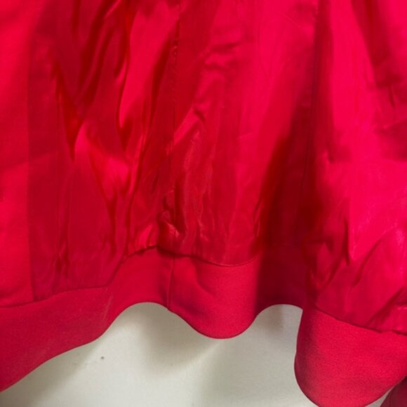 CLAUDE MONTANA Vintage 80s Tailored Blazer Jacket Futuristic Top Rare Red Wool 8 - Picture 10 of 16